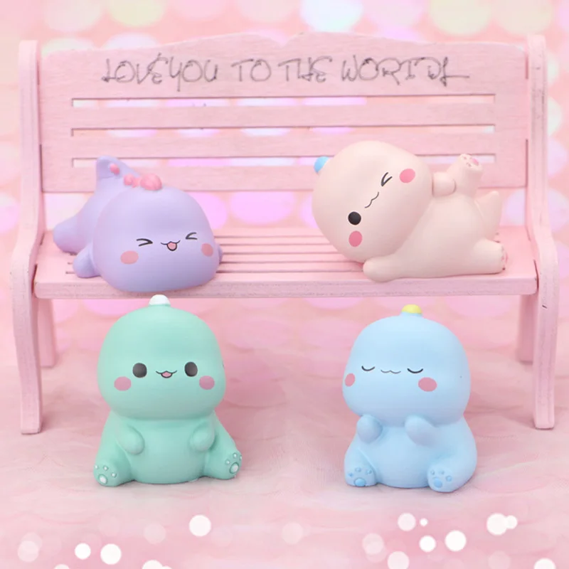 

1 Piece Cartoon Cute Little Dinosaur Small Statue Little Figurine Crafts Figure Ornament Miniatures Home Decoration Accessories