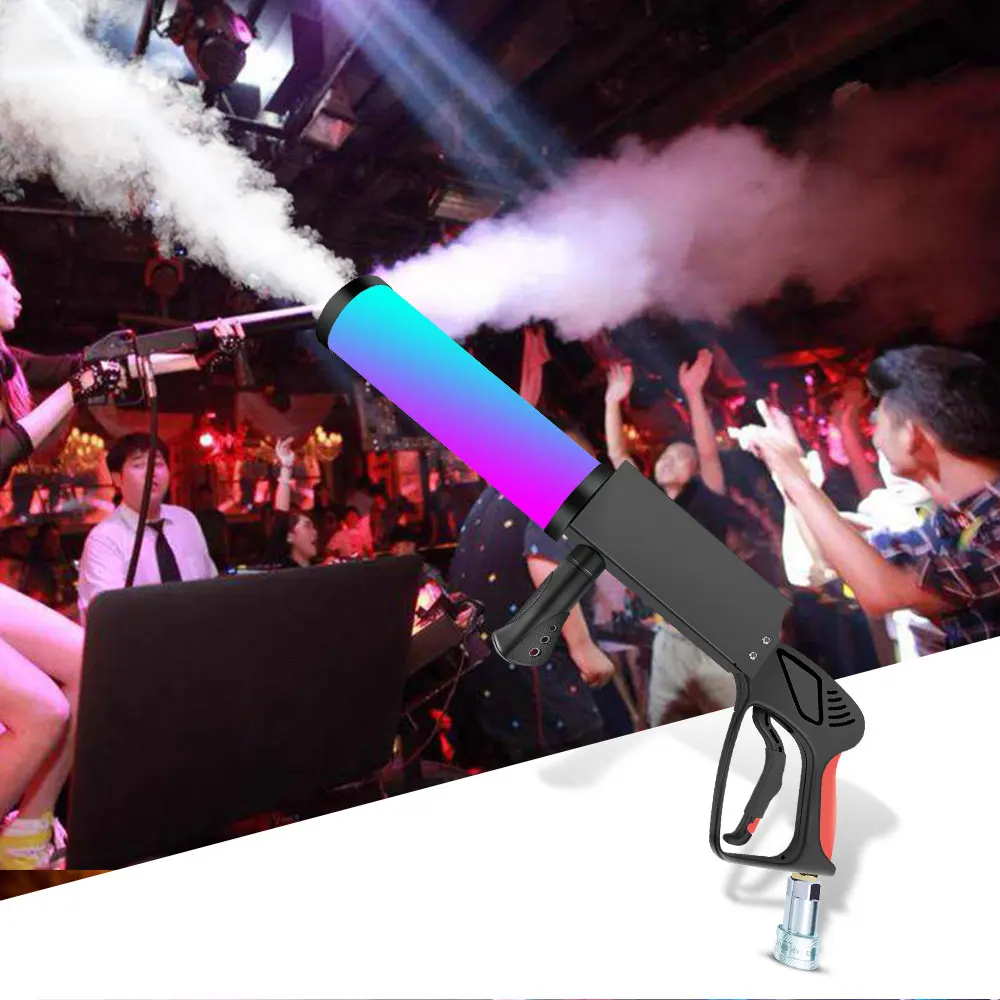 Ручной газовый колонный пистолет для углекислого газа 3M Pipe Led Rgb Co2 Gun Jet Fog Machine Stage