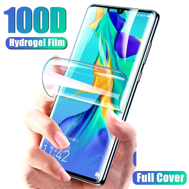 

Hydrogel Film For Huawei P30 P40 Lite P20 P Smart z 2019 Screen Protector Protective Case on Mate Honor 30 30s 20 10 Lite 8X 9X