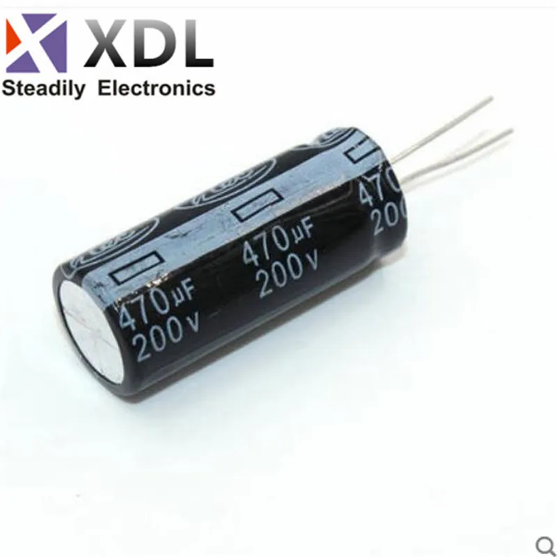 

2pcs/lot 200v 470UF 200v 470UF aluminum electrolytic capacitor size 18*30 20%