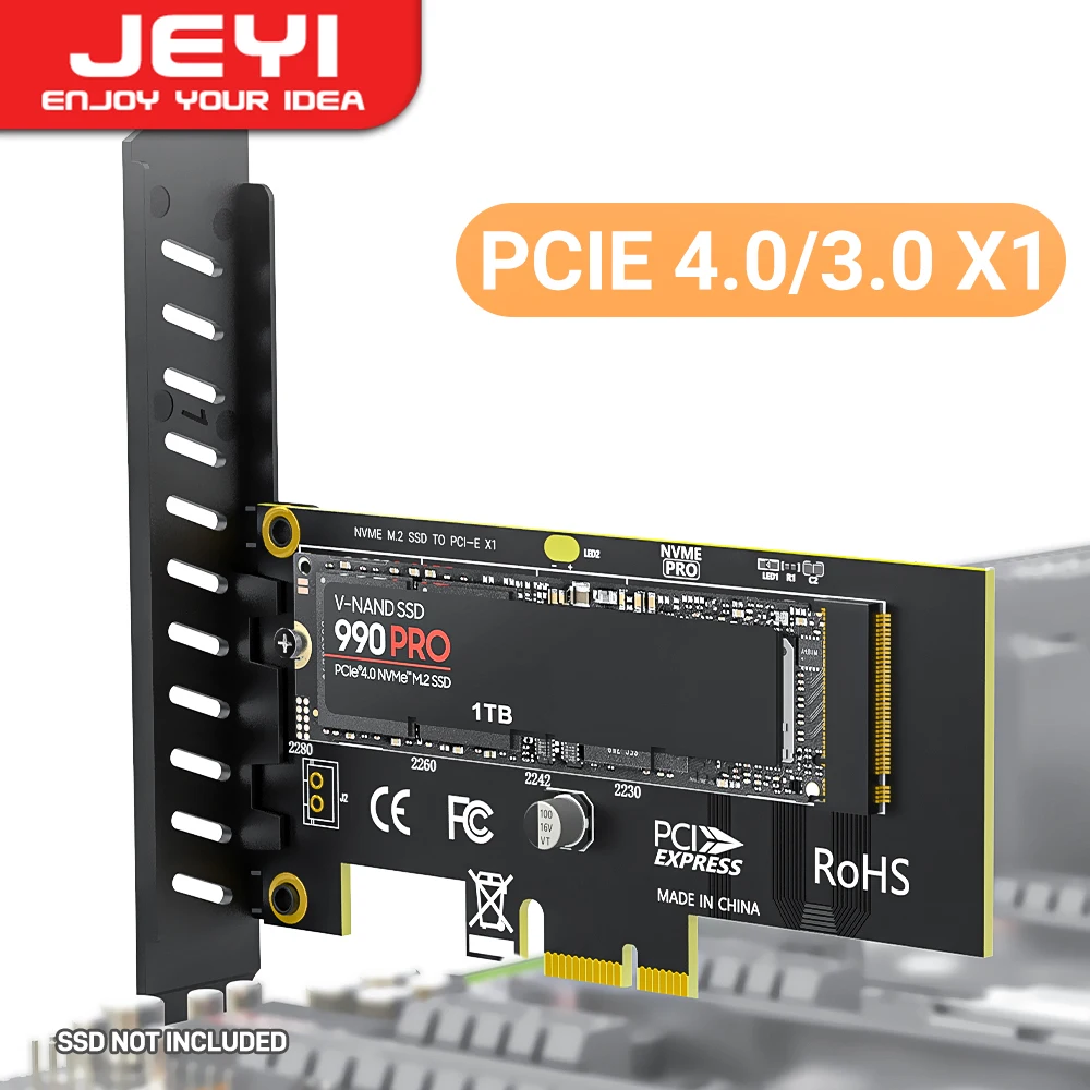 JEYI M.2 NVME SSD ΠΊ PCIe 4,0x1 ΠΠ΄Π°ΠΏΡΠ΅ΡΠ½Π°Ρ ΠΊΠ°ΡΡΠ°, 2280 SSD PCIE X1 Π Π°ΡΡΠΈΡΠΈΡΠ΅Π»ΡΠ½Π°Ρ ΠΊΠ°ΡΡΠ° Π΄Π»Ρ Π½Π°ΡΡΠΎΠ»ΡΠ½ΠΎΠ³ΠΎ ΠΠ, PCI-E GEN4 16 ΠΠ±/Ρ ΠΏΠΎΠ»Π½Π°Ρ ΡΠΊΠΎΡΠΎΡΡΡ SK1 JEYI M.2 NVME SSD ΠΊ PCIe 4,0x1 ΠΠ΄Π°ΠΏΡΠ΅ΡΠ½Π°Ρ ΠΊΠ°ΡΡΠ°, 2280 SSD PCIE X1 Π Π°ΡΡΠΈΡΠΈΡΠ΅Π»ΡΠ½Π°Ρ ΠΊΠ°ΡΡΠ° Π΄Π»Ρ Π½Π°ΡΡΠΎΠ»ΡΠ½ΠΎΠ³ΠΎ ΠΠ, PCI-E GEN4 16 ΠΠ±/Ρ ΠΏΠΎΠ»Π½Π°Ρ ΡΠΊΠΎΡΠΎΡΡΡ SK1