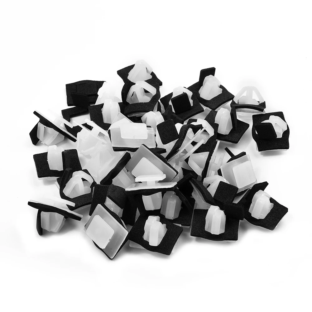 

50x Car Fastener Clips Nylon Moulding Clips Auto Rivet Clips With Sealer For Hyundai 87756-2E000 Car Accessories