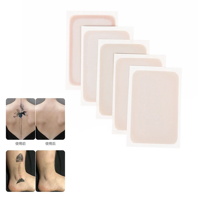 

8PCS Tattoo Cover Up Skin Color Scar Concealer Sticker Portable Flaw Birthmark Concealing Waterproof Beauty Cosmetic Tools