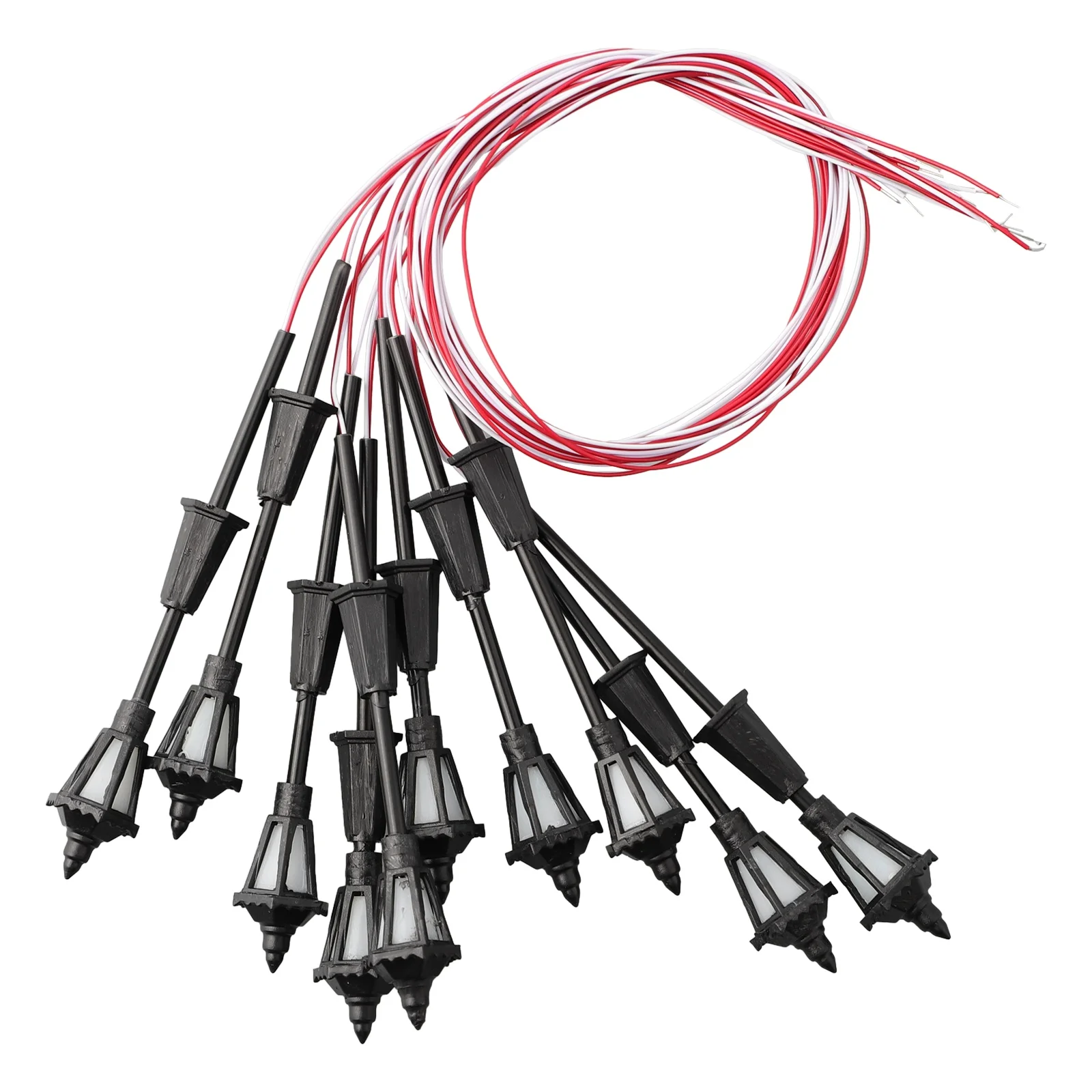 DIY уличный фонарь светодиодная модель 10 шт. H0 TT 00 3 В здание украшения сада свет