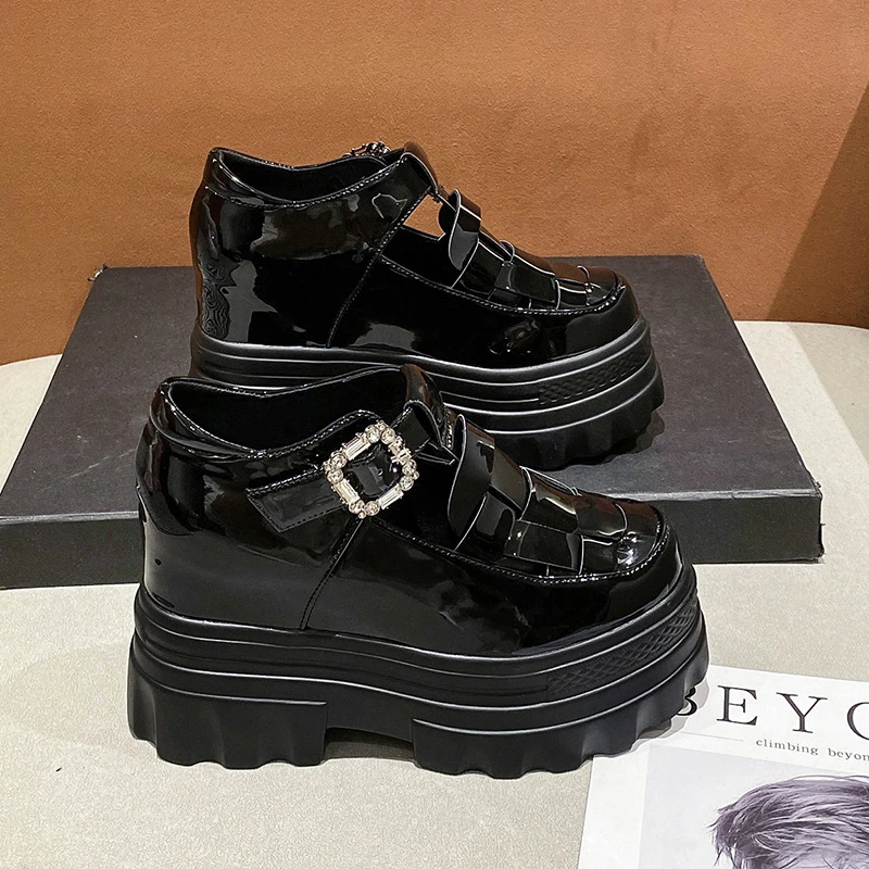 High Platform Women's Gladiator Sandals 2023 Summer 11CM Heels Slippers Women Chunky Beach Sneakers Comfortable Sandalias Mujer