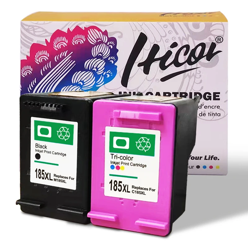 

Hicor Remanufactured Compatible Ink Cartridge for Samsung M185XL C185XL INK-C185 INK-M185 Suitable for SL-J1680 SL-J1683