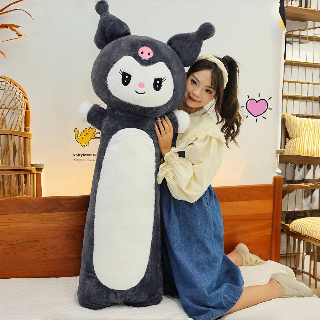 100 см мультяшная плюшевая игрушка Sanrio Kuromi Kawaii Long Strip My Melody мягкая кукла большие