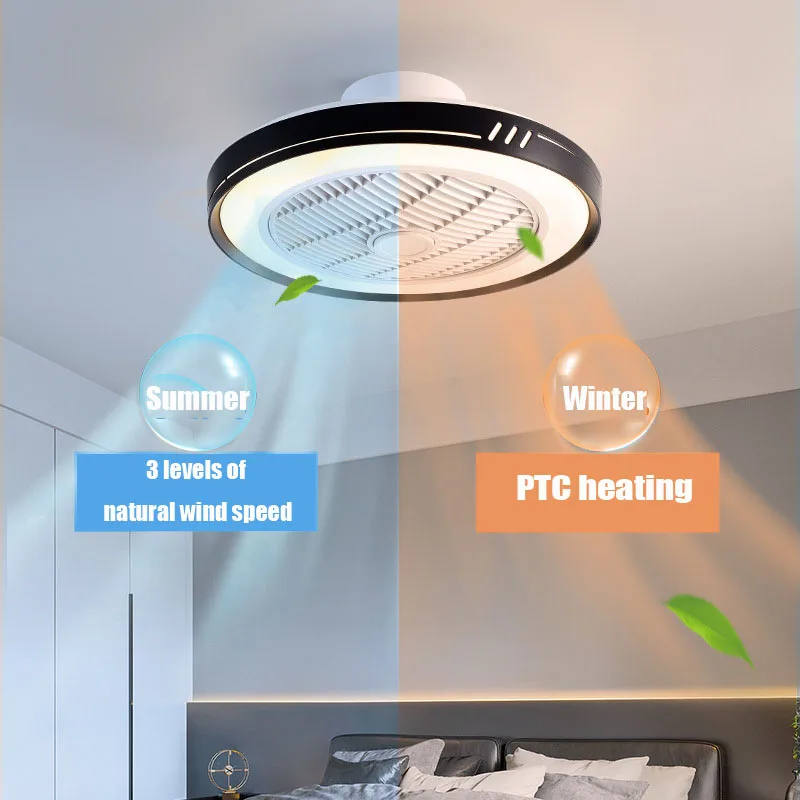 

Потолочный вентилятор со светодиодной подсветкой и дистанционным управлением, вентилятор теплового охлаждения, электрическая люстра, вентилятор 360 для домашнего освещения