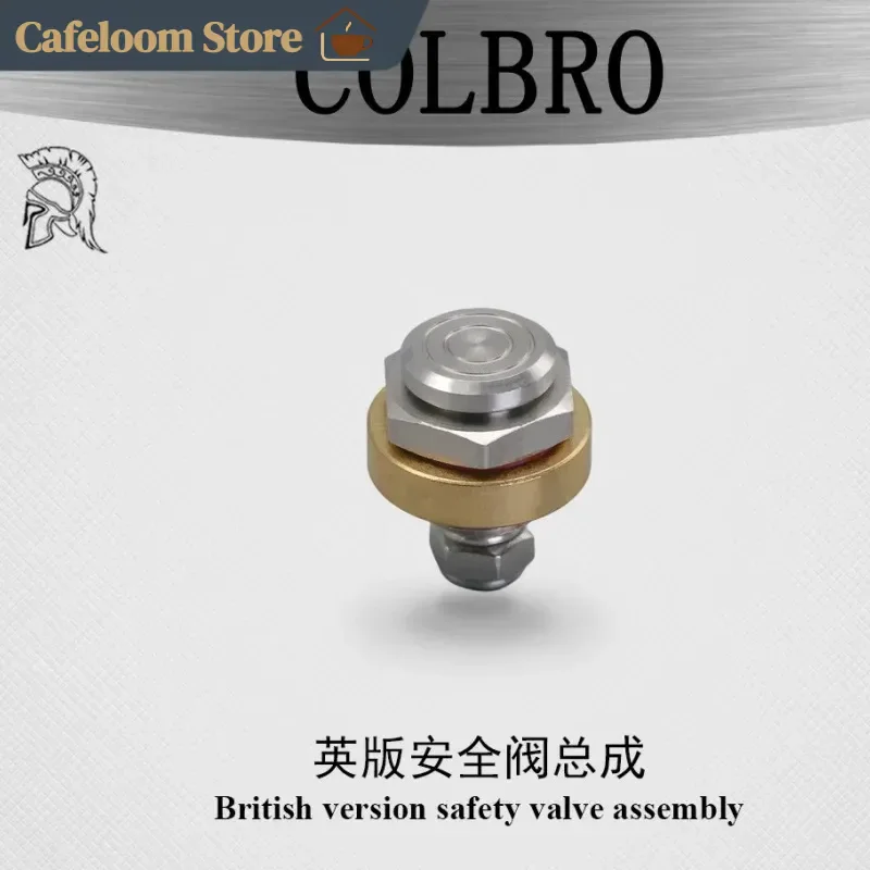Фото Аксессуары для кофеварки Colbro Moka Pot: двойная термостойкая колба из стали 316, 90 мл, оригинальные запчасти для кофеварок с двойным и тройным клапаном, полностью стальные. №4