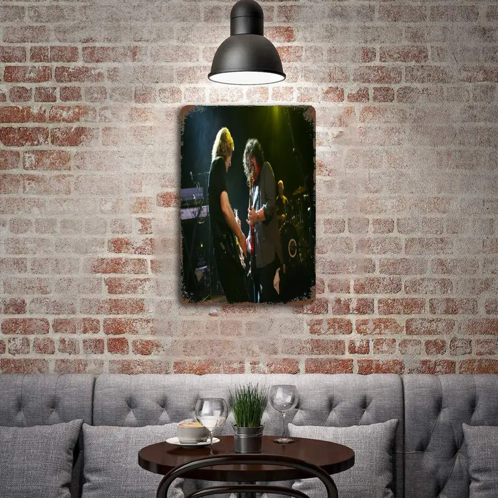 Электрический фотографический винтажный жестяной знак металлический для