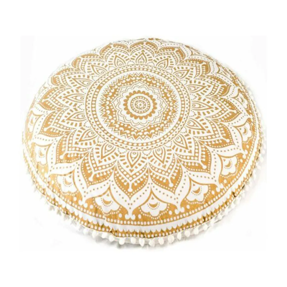 

1pc 43CM Round Printed Decorative Pillowcases Bohemian Cushion Cover Household Supplies Home Decor Pillows Cover