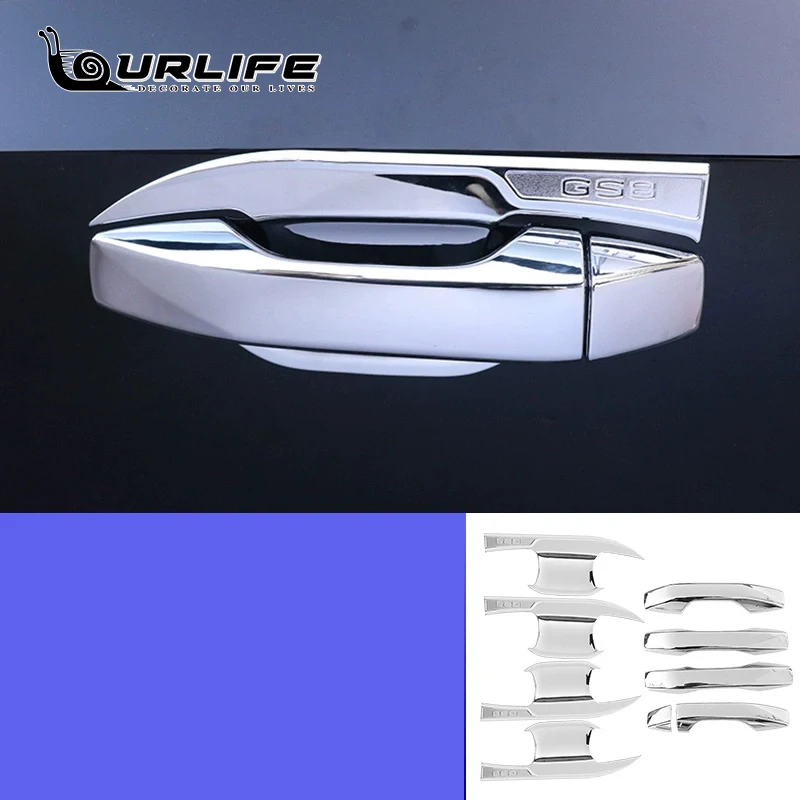 

Для GAC Trumpchi GS8 2021 2022 2023 2024 2025 аксессуары новая крышка дверной ручки автомобиля из углеродного волокна, накладка, автозапчасти