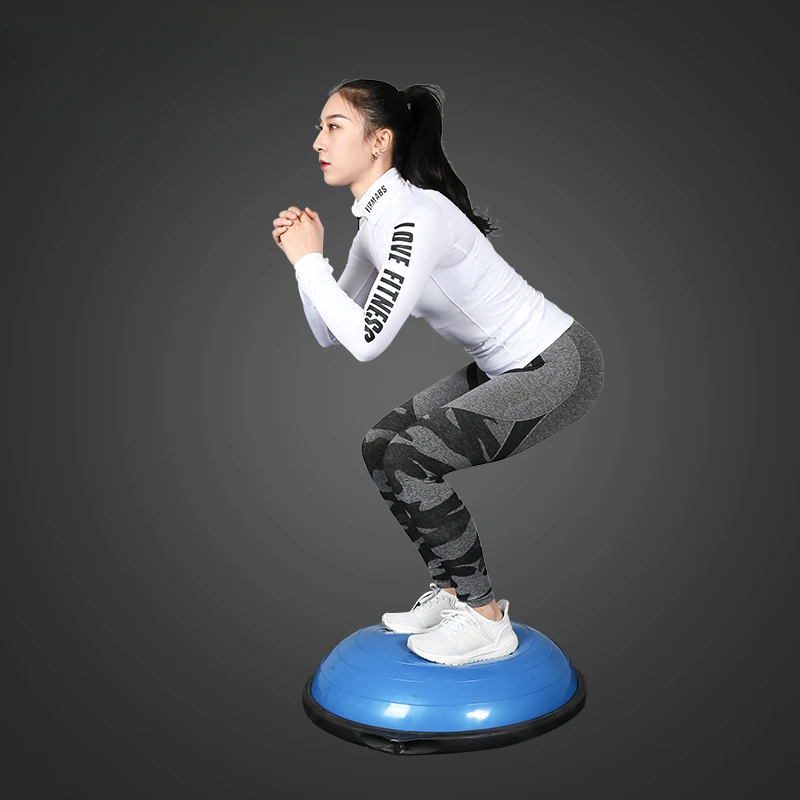 Мяч для йоги и фитнеса мяч балансировки полукруглый утолщенный взрывозащищенный