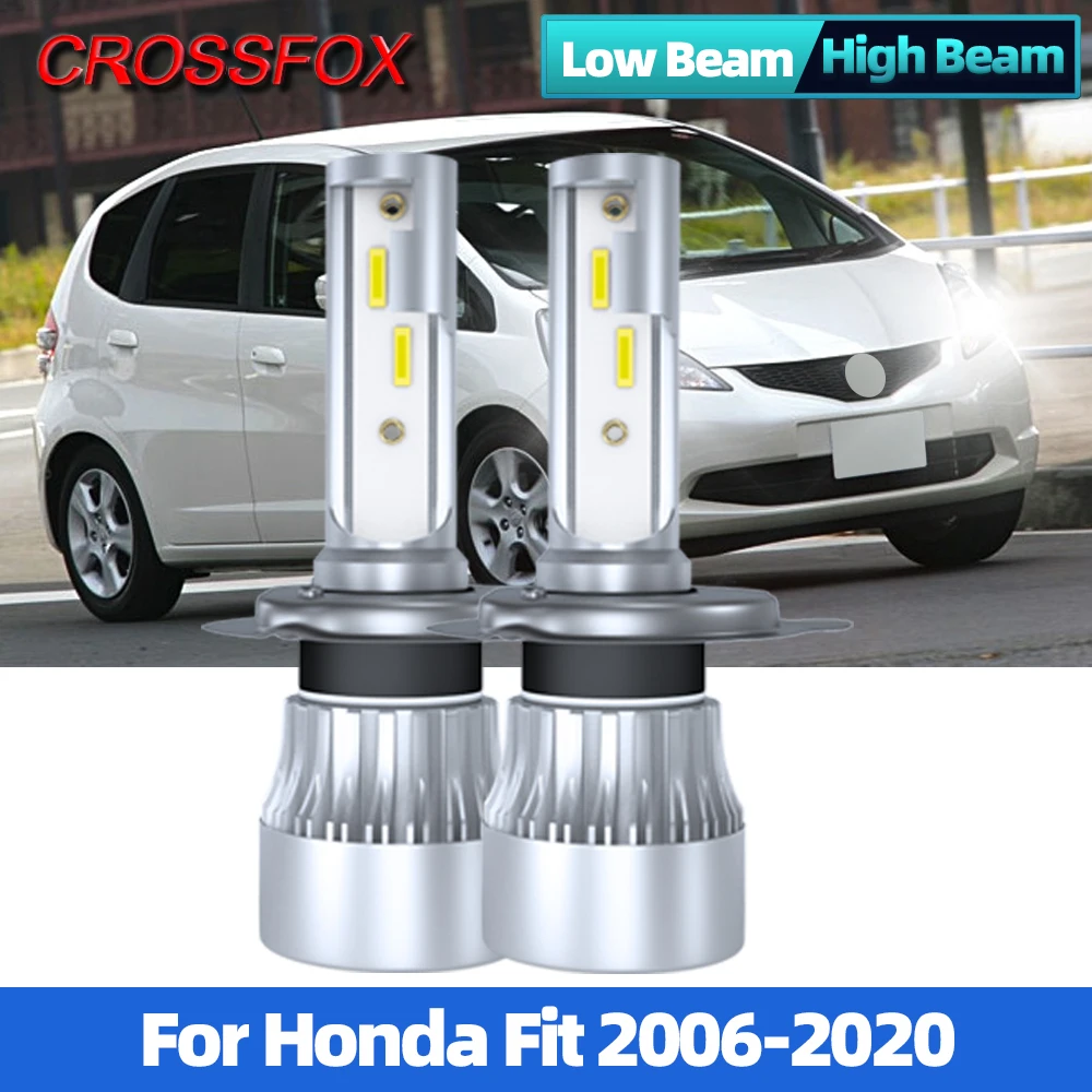 

Car LED Headlight H4 Bulbs CSP Chip 90W 6000K Headlamp Auto Lights 12V 24V 12000LM Auto Headlamps For Honda Fit 2006-2020