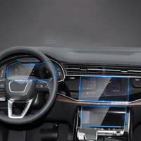 car gps navigation film for audi q7 q8 2020 2022 lcd screen tempered glass protective film anti scratch film accessories
