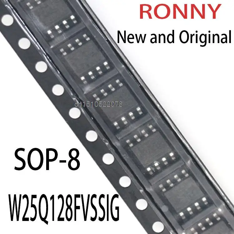 Новые и оригинальные W25Q128FVSG SOP-8 25Q128FVSG 25Q128 sop-8 W25Q128FVSSIG 10 шт. |
