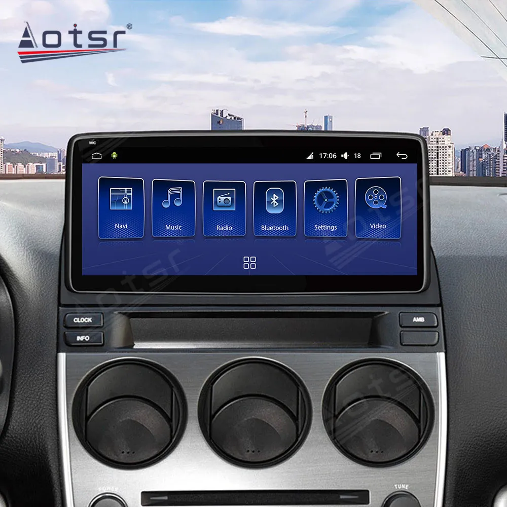 

Автомагнитола Carplay для Mazda 6 2004-2015, DVD-аудио, GPS-навигация, 6G + 128G DSP, Android 10,0, мультимедийный плеер, автомобильный стерео экран