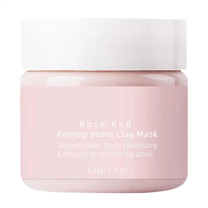 

Розовый глиняный масляный чехол для лица, розовый отбеливающий масляный чехол для лица из розовой глины
