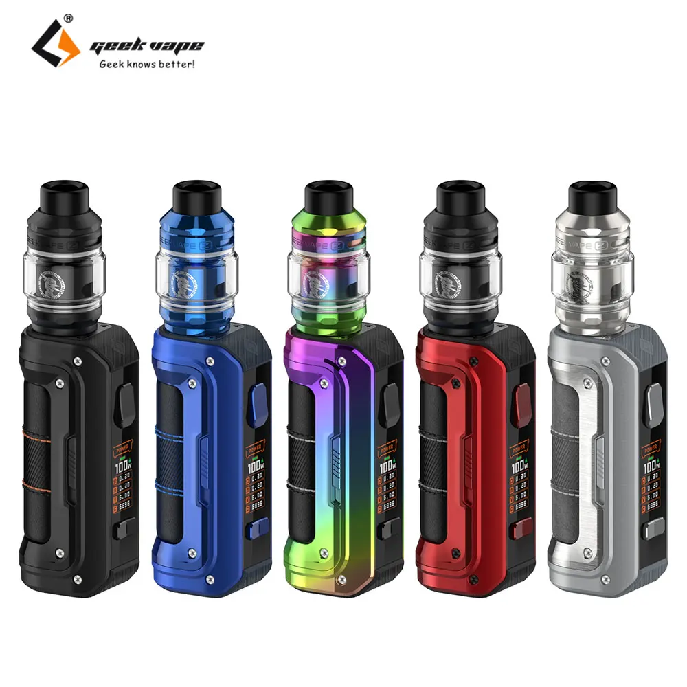 

Original GeekVape Max100 Kit with 5.5ml Z Sub Ohm 2021 Tank 100W Electronic Cigarette Vaporizer Box Mod Vape Kit