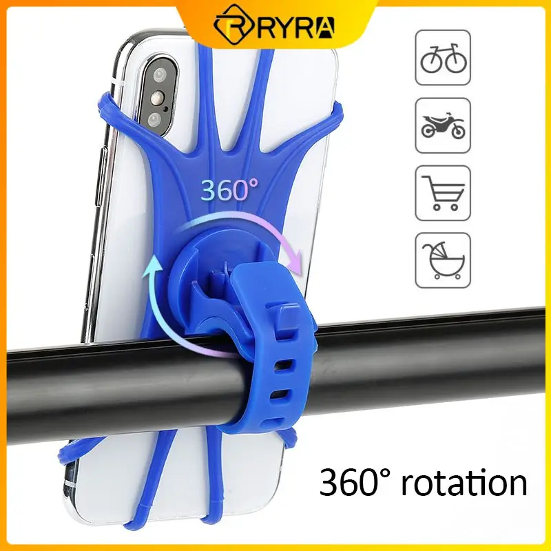 Motorcycle Stand 360° Rotatable Riding Cycling Bicycle Bike Phone Gps Support Bracket