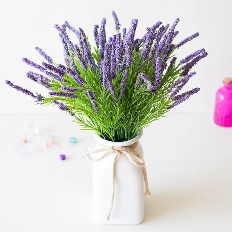 Koko недорогой Прованс Лавандовая пена искусственные цветы букет свадебное