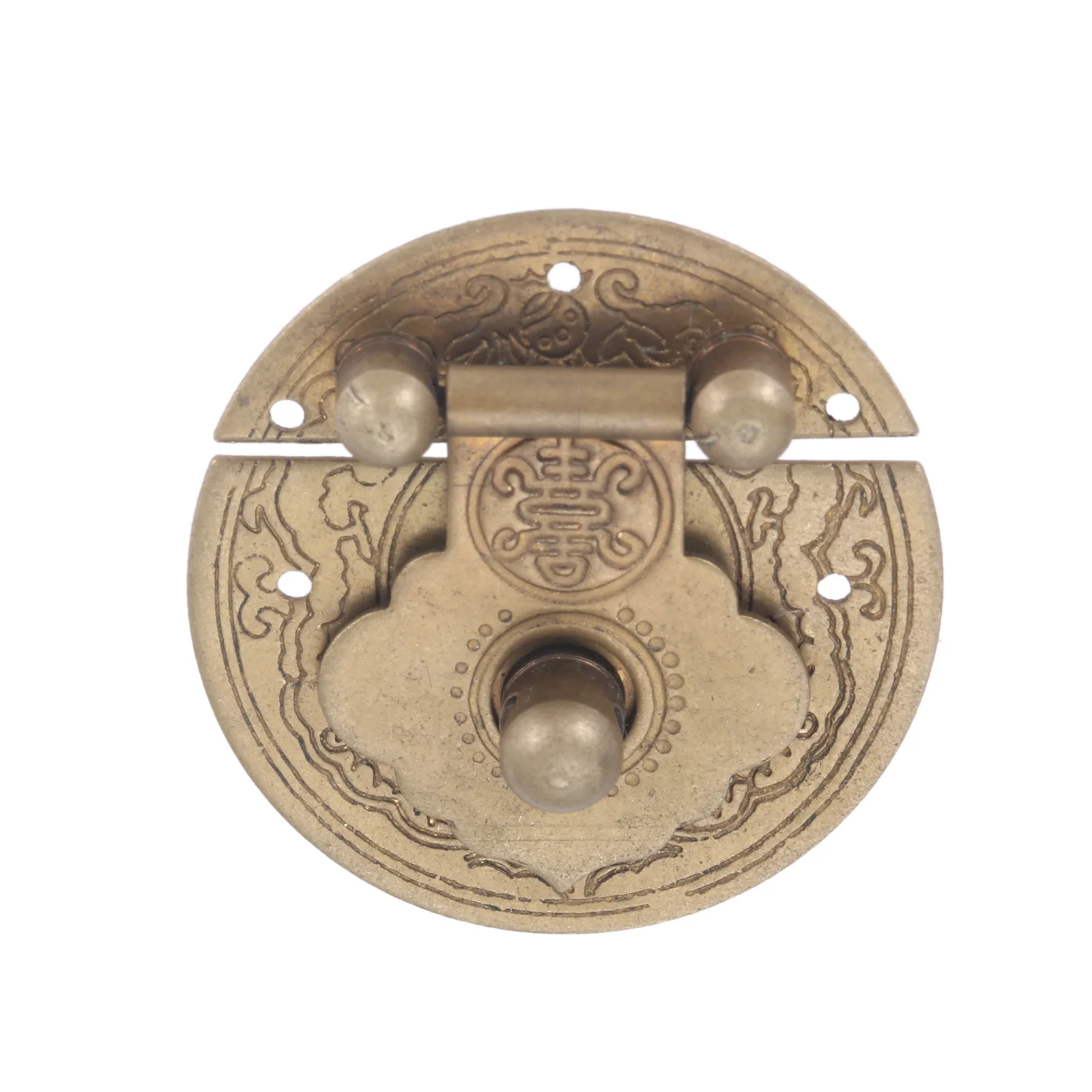 1 шт. винтажный замок-защелка в китайском стиле с 2 петлями для ювелирных изделий