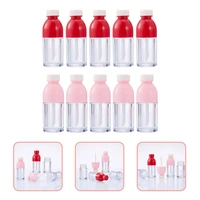 empty lip gloss tubes bottles 10pcs refillable lip gloss containers lip tubes portable makeup container for