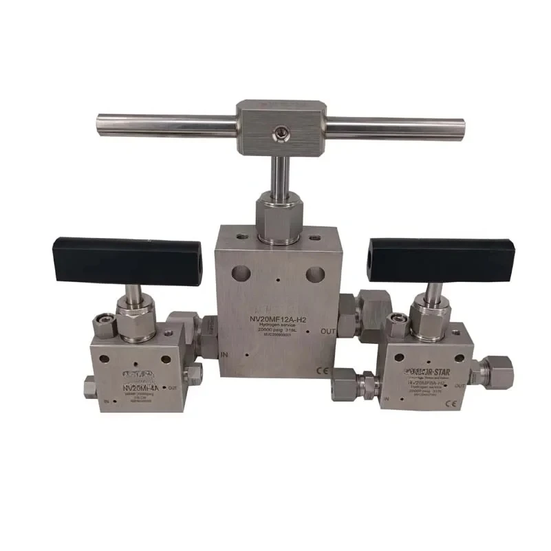 HYDR-STAR 316 Нержавеющая сталь 30000 фунтов 1/4 дюйма 3/8 9/16 Игольчатый клапан высокого