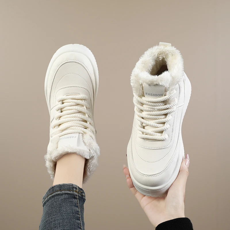 Новые зимние женские сапоги для снежной погоды мягкие удобные теплые