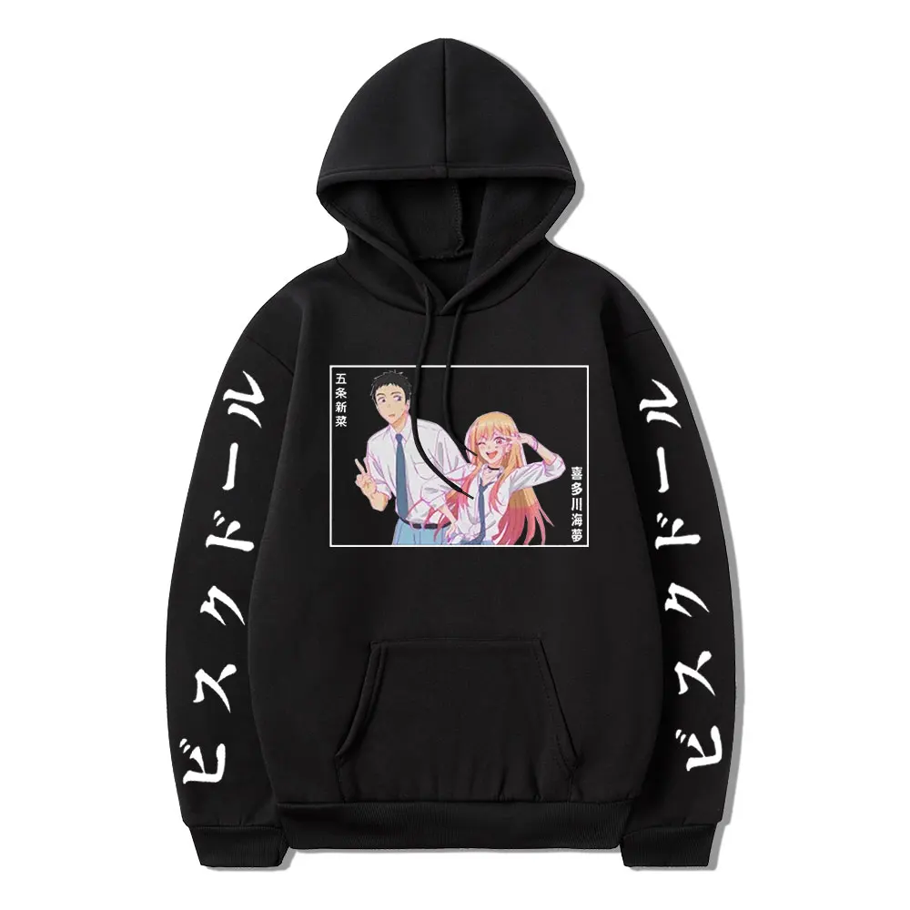 

My Dress-Up Darling Anime Print Hoodie Harajuku Unisex Long-sleeved Hoodies Men/Women Marin Kitagawa Gojo Wakana Sweatshirt