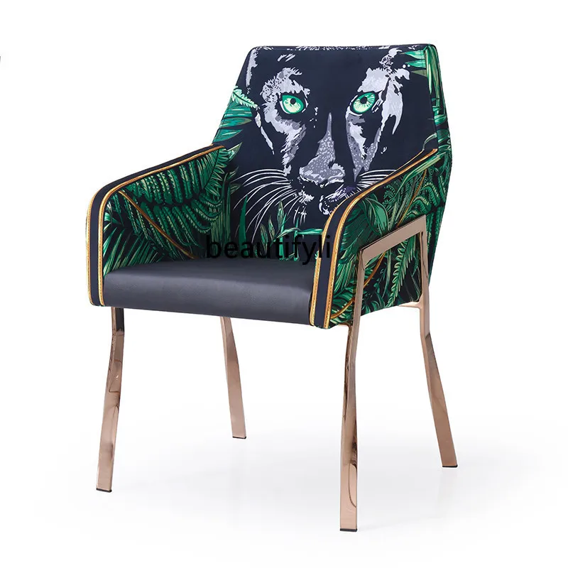 

HJ-стул; Итальянская простая Высококачественная спинка для ресторана; Для отдыха; Стул для макияжа