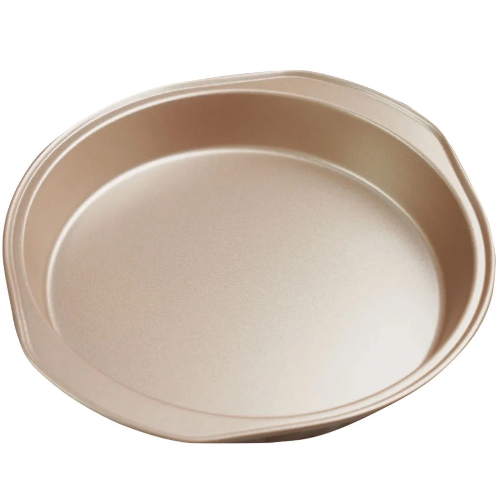 

Oven Pan Tray Baking Piemetal Pizza Resistant Heat Pans Stick Restaurant Pancake Non Kitchen Multifunctional