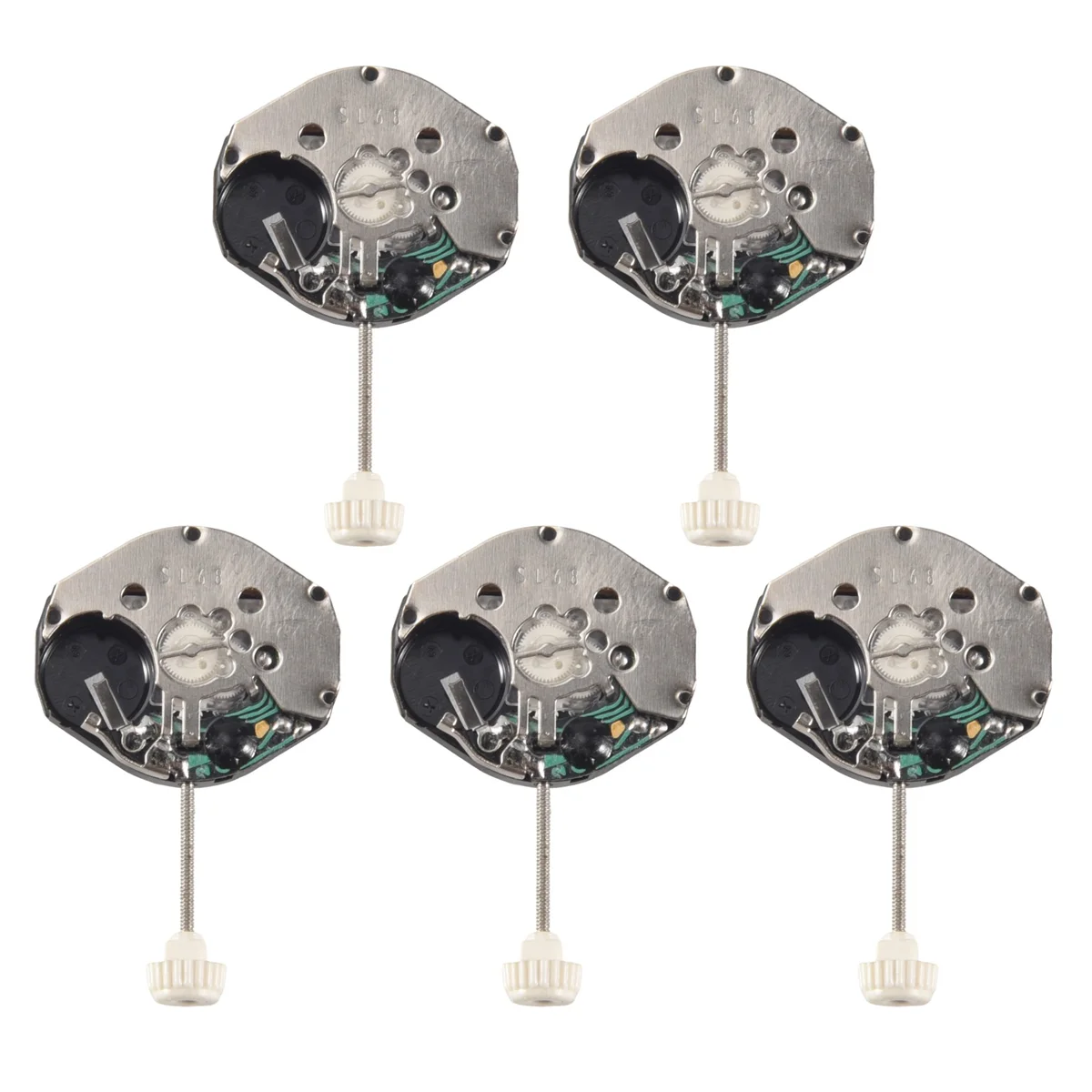 

5 шт., SL68, замена механизма кварцевых часов для часовщика, инструмент для ремонта, аксессуар, детали для часов