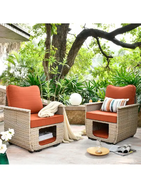 Patio Chair Set Outdoor Furniture Conversation Sets 1