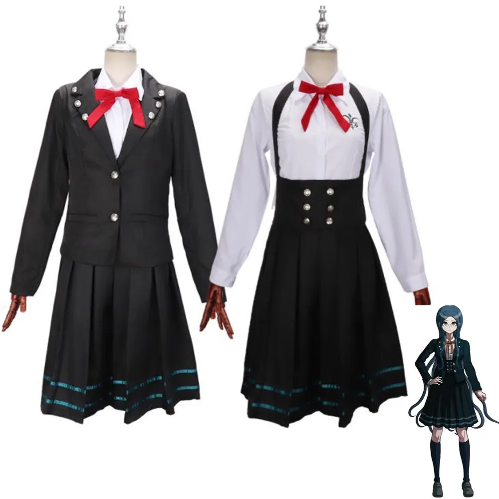 

Game Anime Danganronpa Cosplay Shirogane Tsumugi Women College Style Jacket Pleated Skirt Uniform Suit Halloween Costume Gift