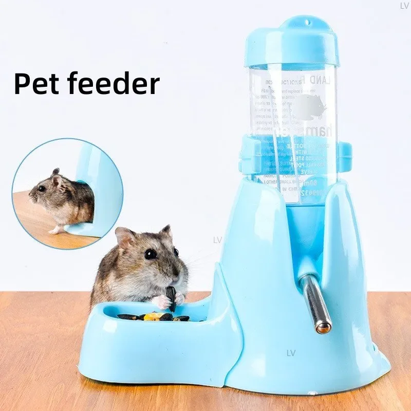 

Drinking Small Accessories With Dispenser Food Hamster Automatic Animals Water Dish Container Bottle For Bowls Water Feeder