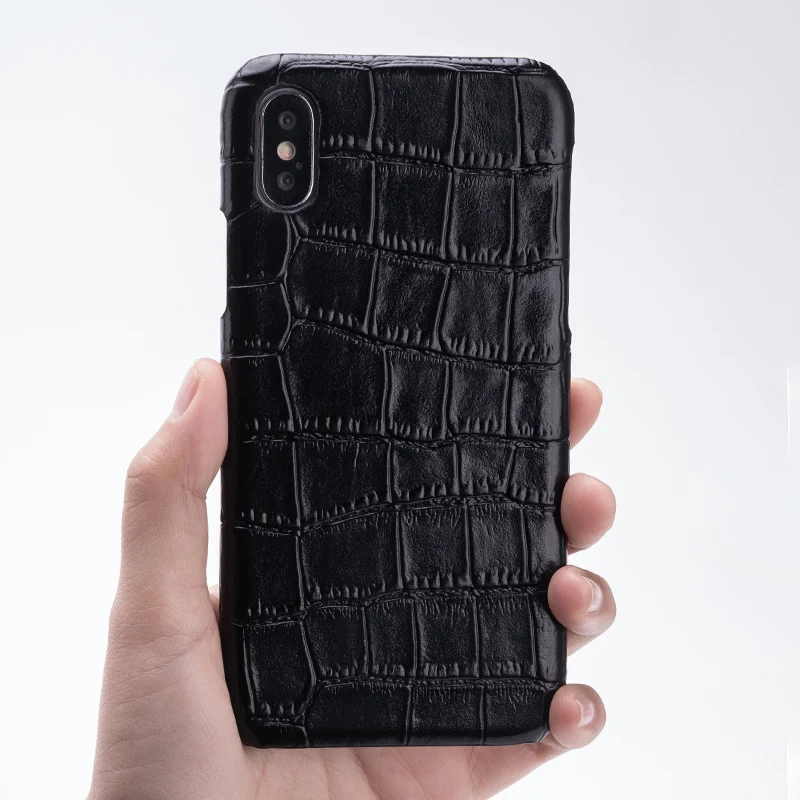 leather Phone case for iphone X XS XS MAX XR for iPhone 11 11pro max 6 7 7 plus 8 8plus 6s cowhide Shockproof back cover enlarge