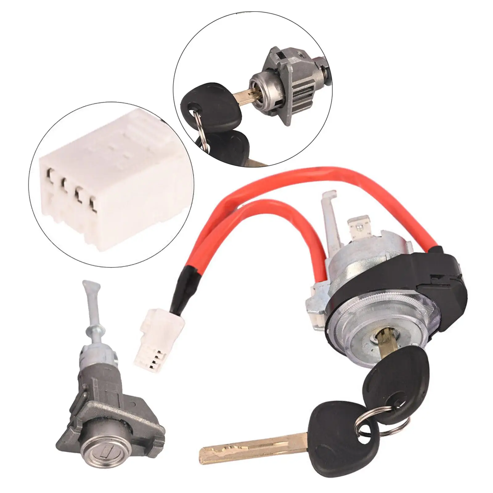 Полный цилиндр дверного замка замена цилиндра зажигания 4-линия для Kia Sportage