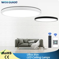 ultra thin led ceiling light in living room 110v 220v 24w 28w 38w led natural light smart dimmable ceiling lightings for bedroom