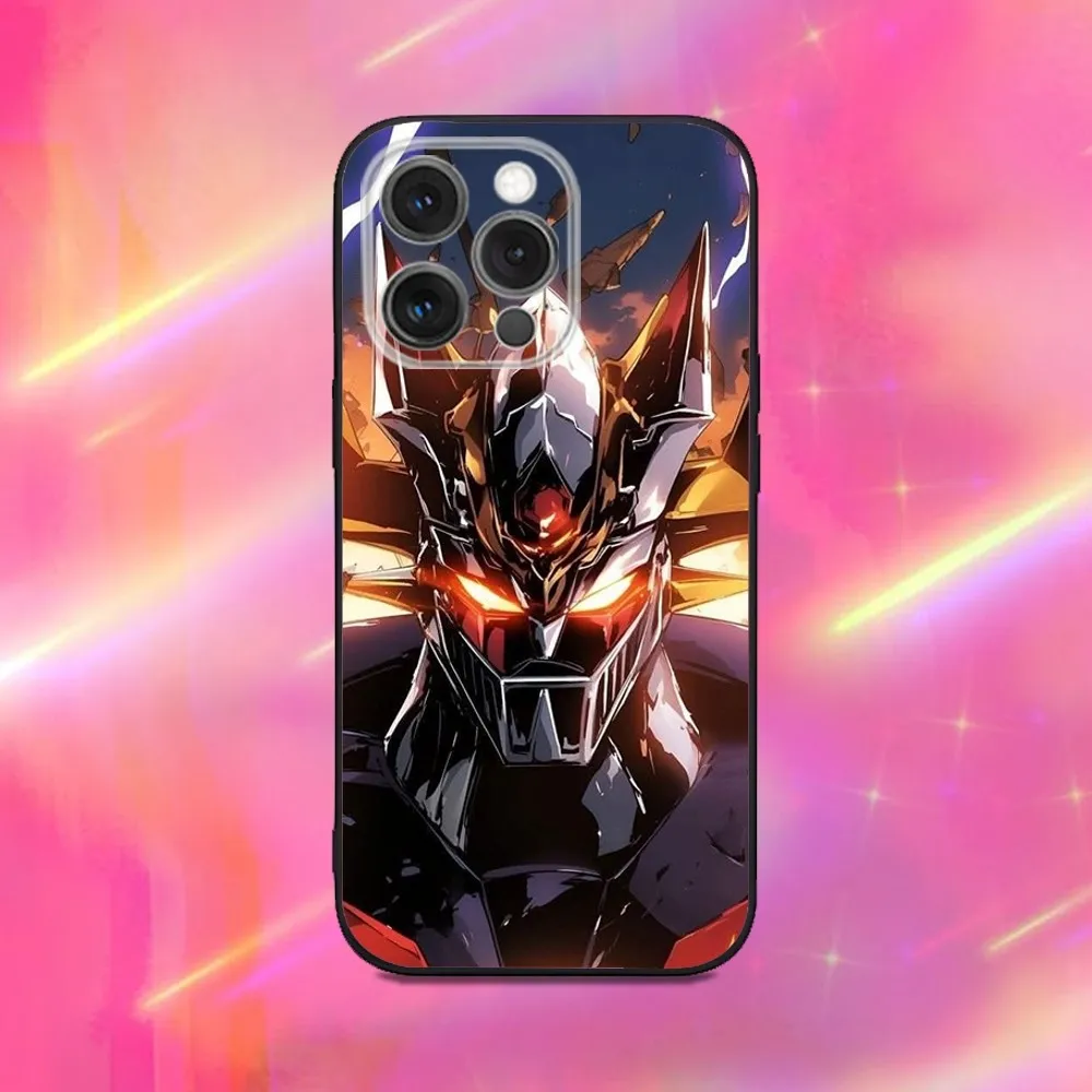 Чехол для телефона M-Mazinkaiser iPhone 16 15 14 13 12 11 Pro Max Plus X XS XR SE 8 7 Mini мягкий силиконовый