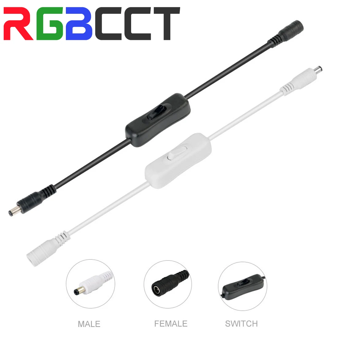 2 шт. вилка выключателя питания FCOB светодиодные фонари 5 5x2 1 мм COB светодиодная