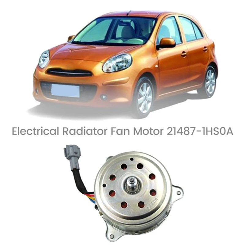 Автомобильный Электрический вентилятор радиатора для Nissan March Sunny N17 HR15 21487-1HS0A