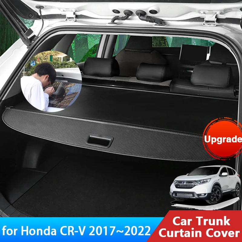 

Для Honda CR-V CRV CR V 2017 2018 2019 2020 2021 аксессуары для багажника коврик для занавески задняя занавеска выдвижные противоударные детали