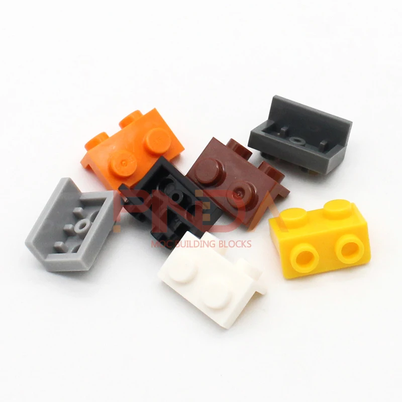 20 шт. детали MOC Bricks 99781 кронштейн 1x2-1x2 100 наборы моделей строительные блоки