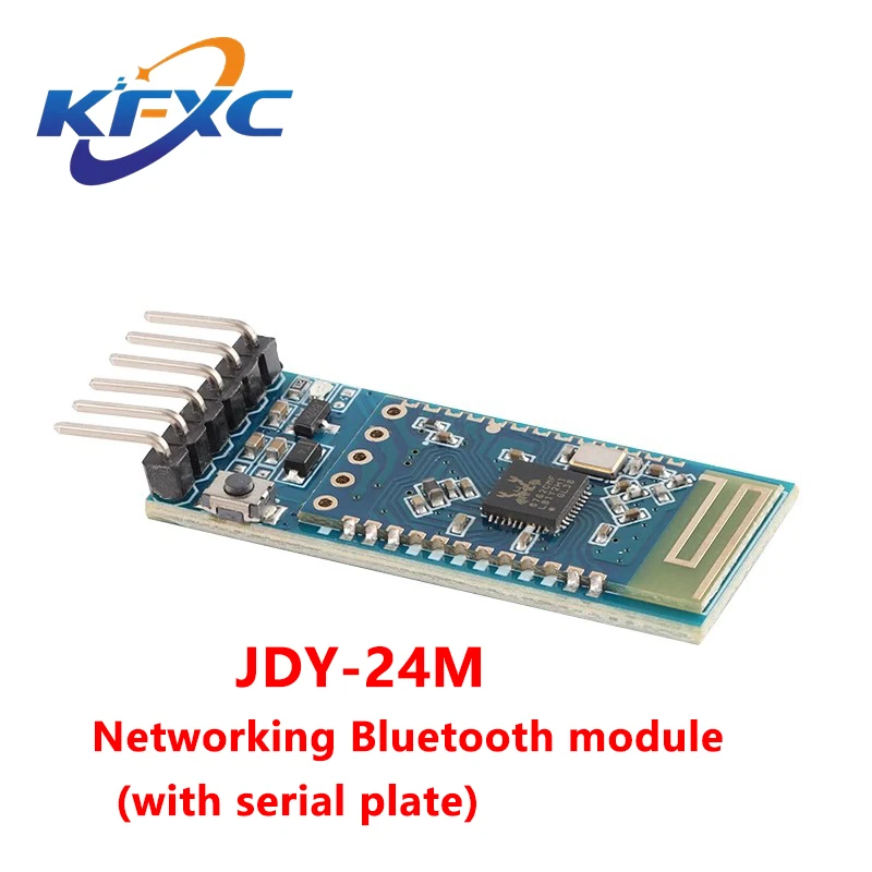 

JDY-24M networking serial port baseboard Bluetooth 5.0MESH Zigbee module BLE master/slave transparent 6-pin transmission