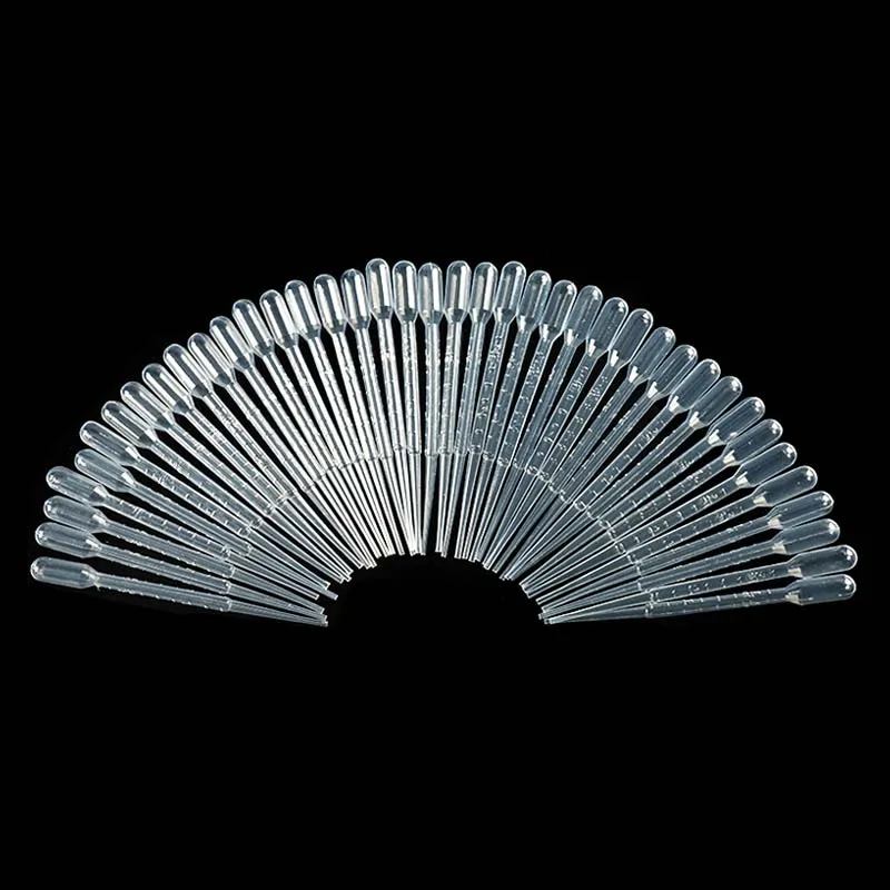 

100Pcs 3ML Graduated Jam Dropper For Cupcakes Sauce Squeeze Container Liquid Equipment Straw Kitchen Chocolates Cake Baking Tool