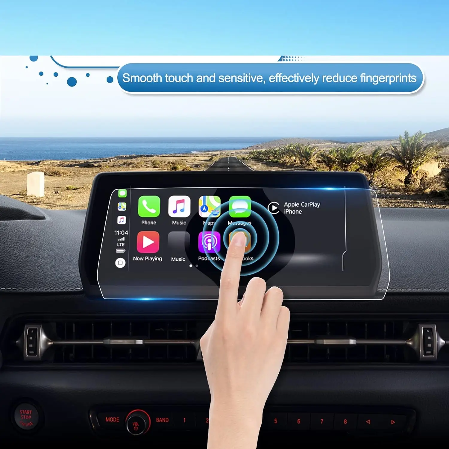 Защитная пленка ПЭТ для Toyota Supra GR A90 A91 MK5 2020 2021 2022 2023 2024 8 дюйма Автомобильный