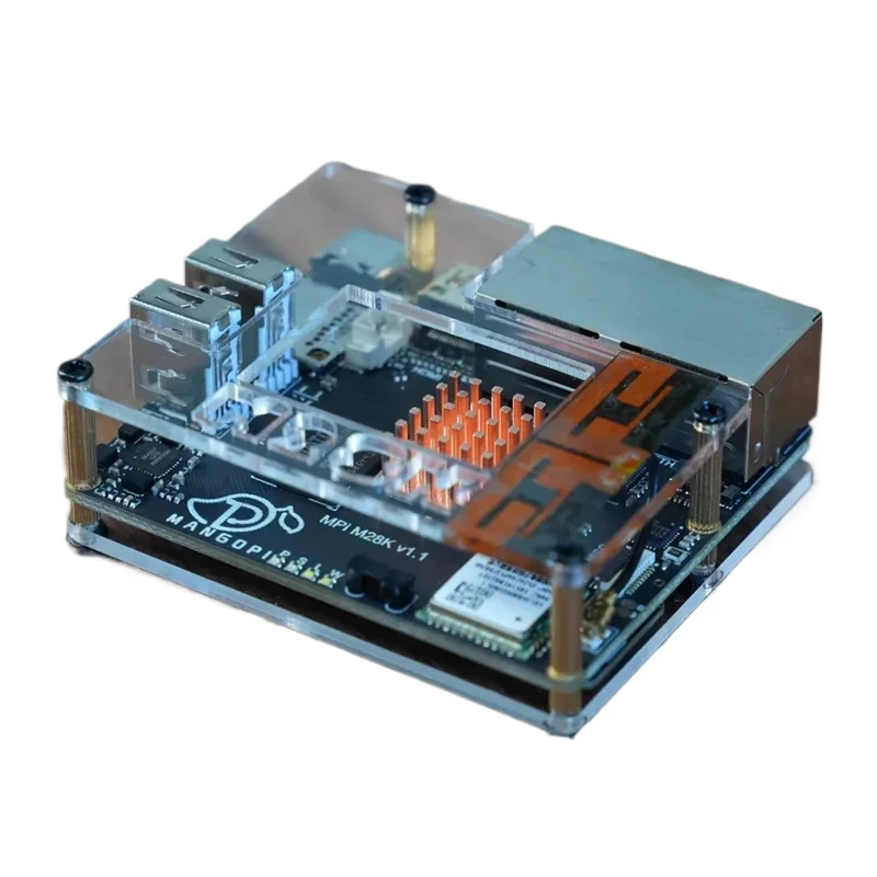 Плата MangoPi M28K RK3528A Высокопроизводительная двухгигабитная маршрутизация Wi-Fi6