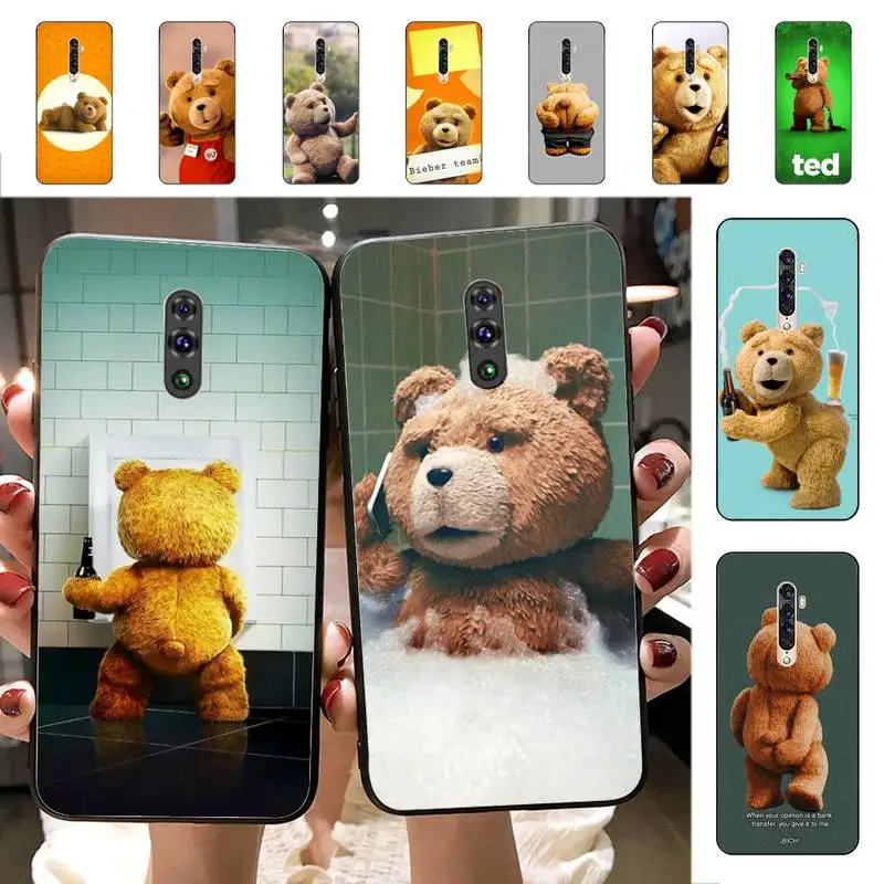 

Ted Bear Phone Case for Vivo Y91C Y11 17 19 17 67 81 Oppo A9 2020 Realme c3