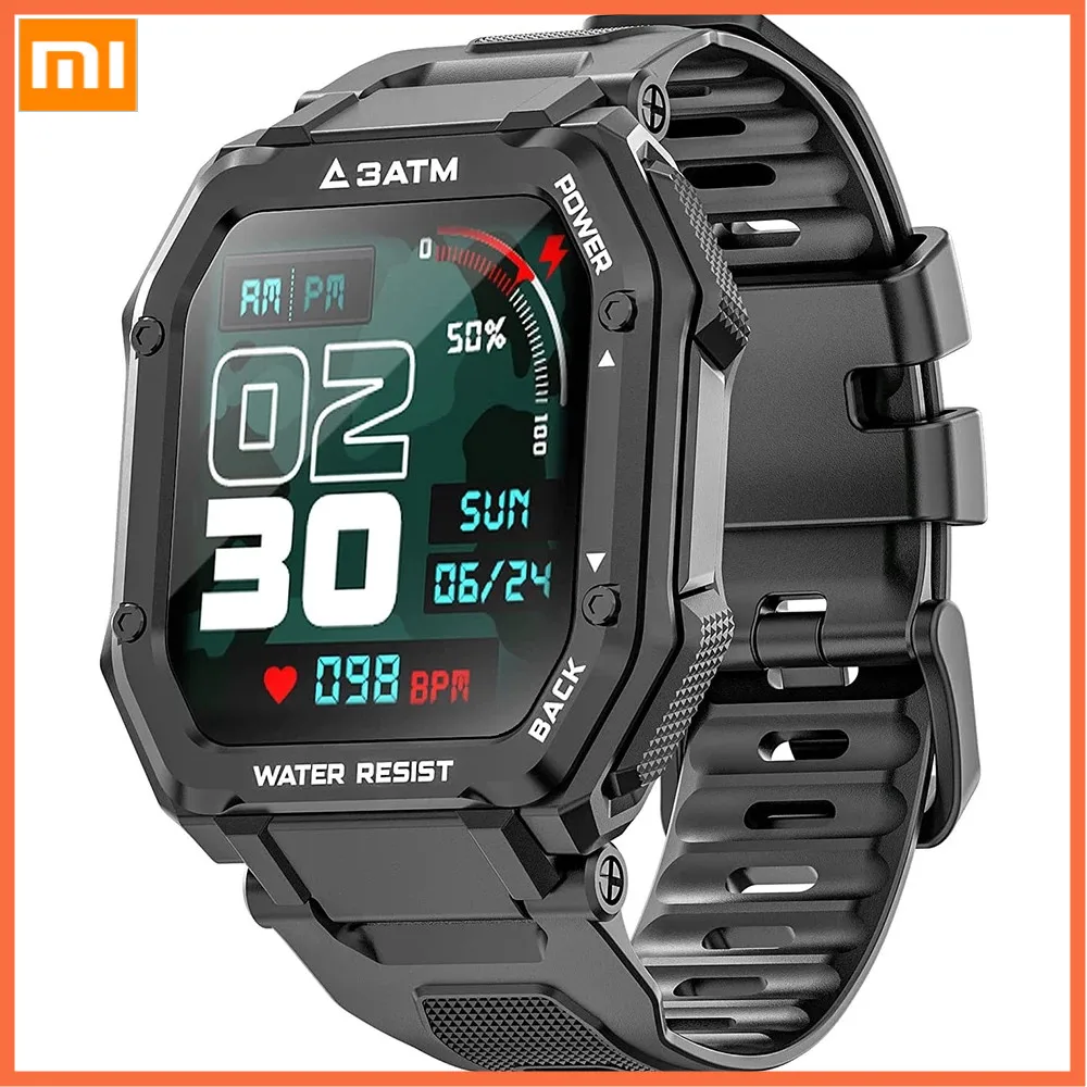 

Xiaomi Smartwatch Men 1.69 Inch Fitness Tracker Support 3ATM Sport Blood Oxygen Tracker Men&#39s Smart Watch for IOS Android